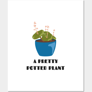 Plant Series: A Pretty Potted Plant Posters and Art